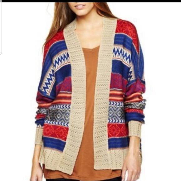 i jeans by Buffalo Sweaters - Buffalo Jeans Aztec Cardigan Sweater